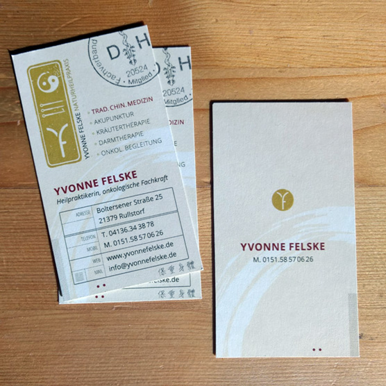 Visitenkarten für Yvonne Felske