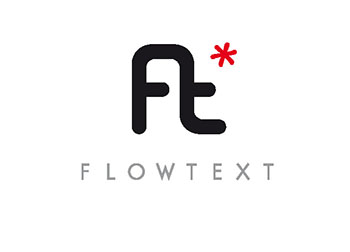 das Logo von Flowtext, der Vorgänger-Firma
