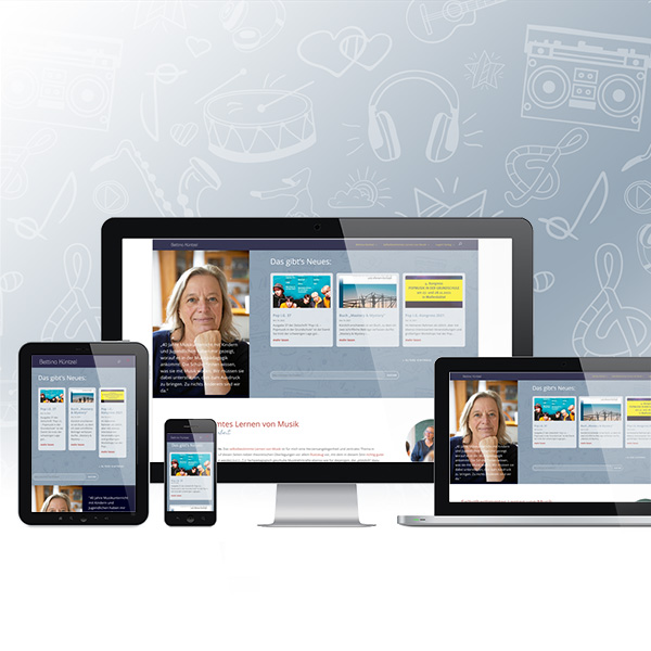 Webdesign für Visonäre Musikpädagogik