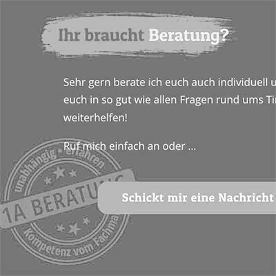 Handwerk & Beratung: Arbeitsbeispiel