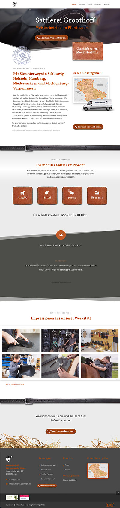 sattlerei-groothoff webseite